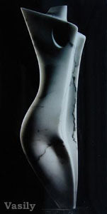 Marble torso by Ukrainian sculptor Vasily Fedorouk