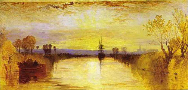 "Chichester Canal" c. 1828 by JMW Turner