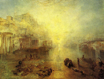 "Ovid Banished from Rome" 1838 by JMW Turner