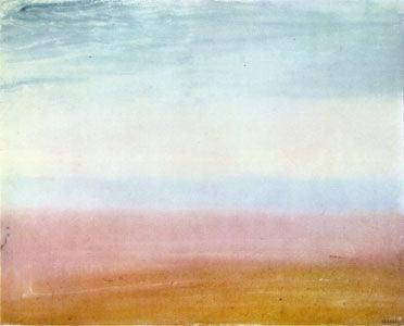 "Color Beginning" 1819 watercolor by JMW Turner