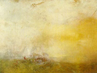 "Sunrise With Sea Monsters" c. 1845 92 x 122 cm oil painting by JMW Turner