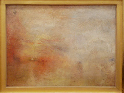 "Sun Setting Over a Lake" c. 1840 91 x 123 cm oil painting by JMW Turner