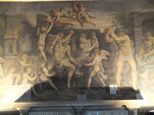 [Art in Palazzo Vecchio Florence Italy] 