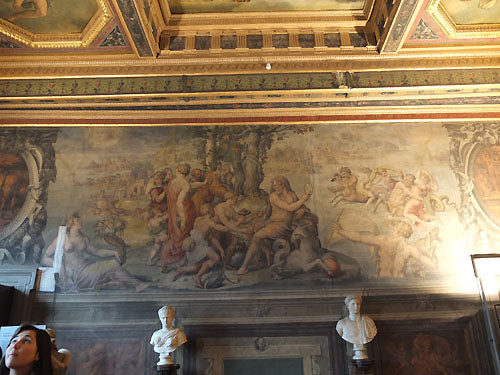 [Art in Palazzo Vecchio Florence Italy]