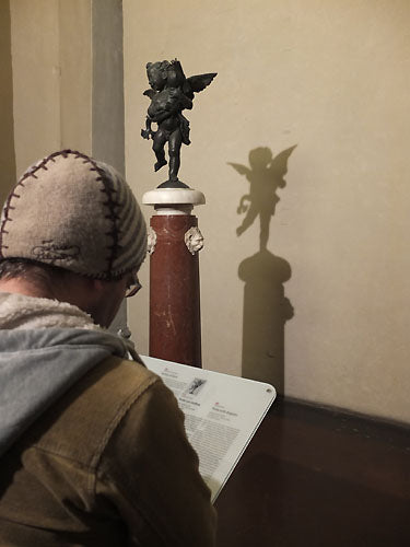 Art bronze statue in Palazzo Vecchio Florence Italy