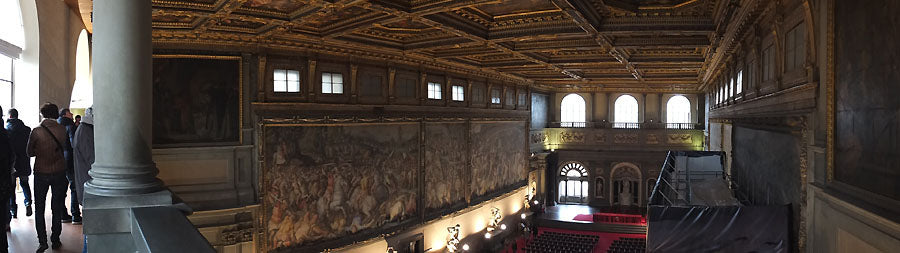 [Art in Palazzo Vecchio Florence Italy]