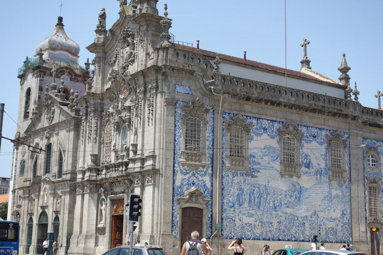 Porto Portuguese Blue Azulejos Ceramic Tile Mosaic Art Portugal