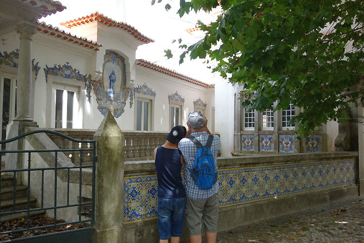 Sintra Portuguese Blue Azulejos Ceramic Tile Mosaic Art Portugal