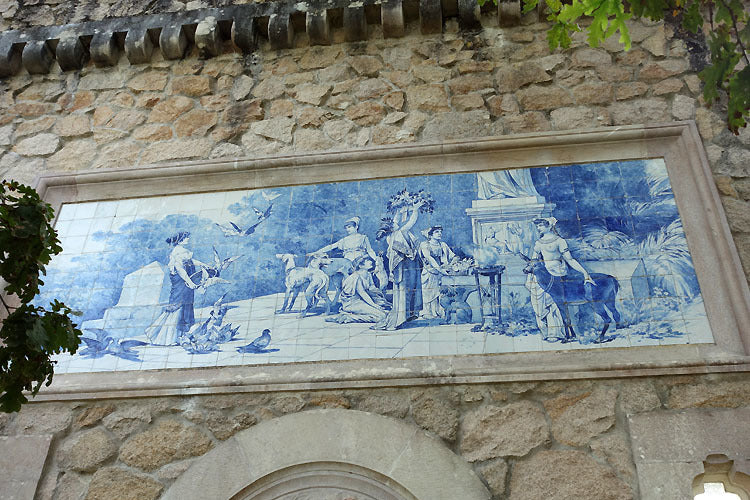 Sintra Portuguese Blue Azulejos Ceramic Tile Mosaic Art Portugal