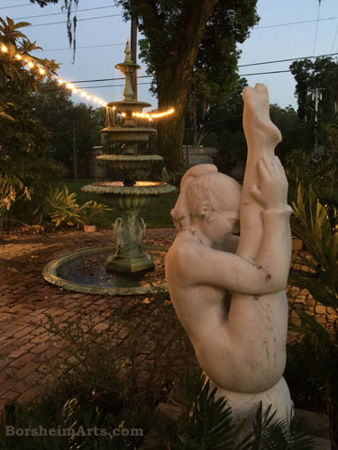 Gymnast Marble Sculpture, The Palms of Sanford, Florida