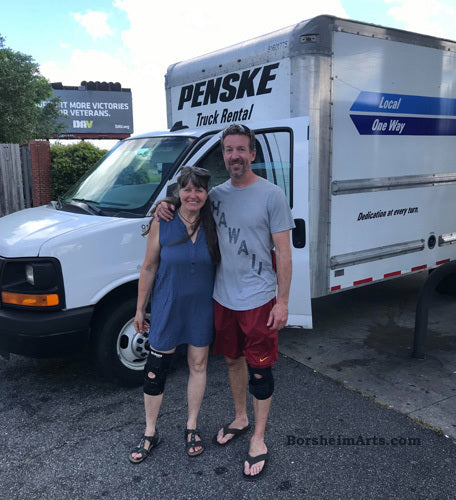 It felt so good to return my Penske Rental in good shape and on time, thanks to my little brother's help!