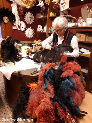 Founder Carlo Marega Atelier Marega Mask and Costume Shop Venezia Venice Italy