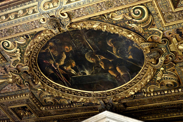 Realism figure painting on the Ceiling