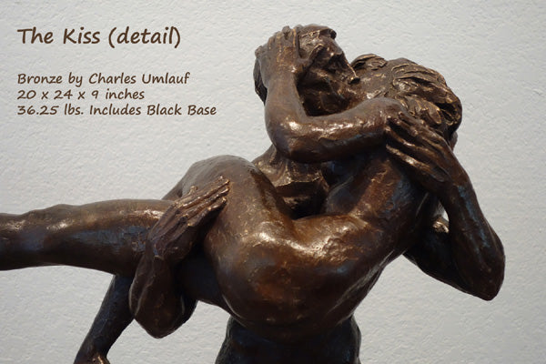 Charles Umlauf bronze sculpture The Kiss for SALE now