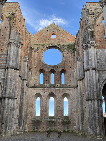 Abbey of San Galgano, Siena, Tuscany, roofless church
