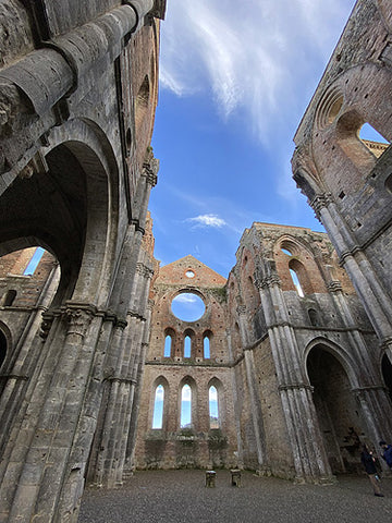 Abbey of San Galgano, Siena, Tuscany, roofless church