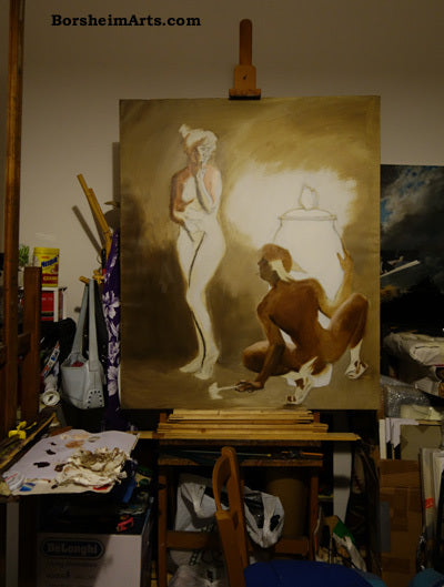 Painting topic Greek Mythology inspires many thoughts about humanity