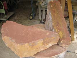 Splitting Stone Henna Limestone for Mobius mouth Sculpture