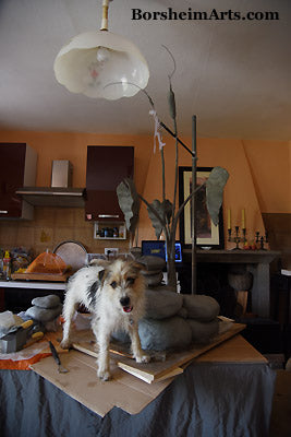 Gregory da Pisa dog assistant to artist sculptor