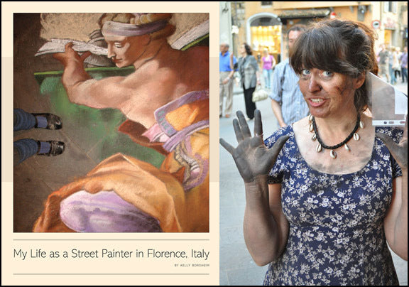 Book Cover My Life as a Street Painter in Florence Italy
