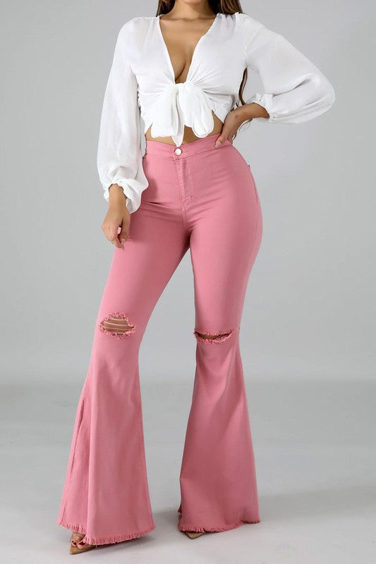 Super Flare Jeans  ALANI BOUTIQUE LLC.