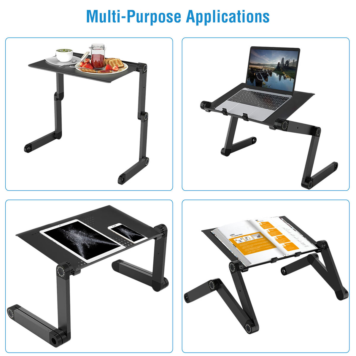 iMounTEK  - Foldable Laptop Table Bed Notebook Desk