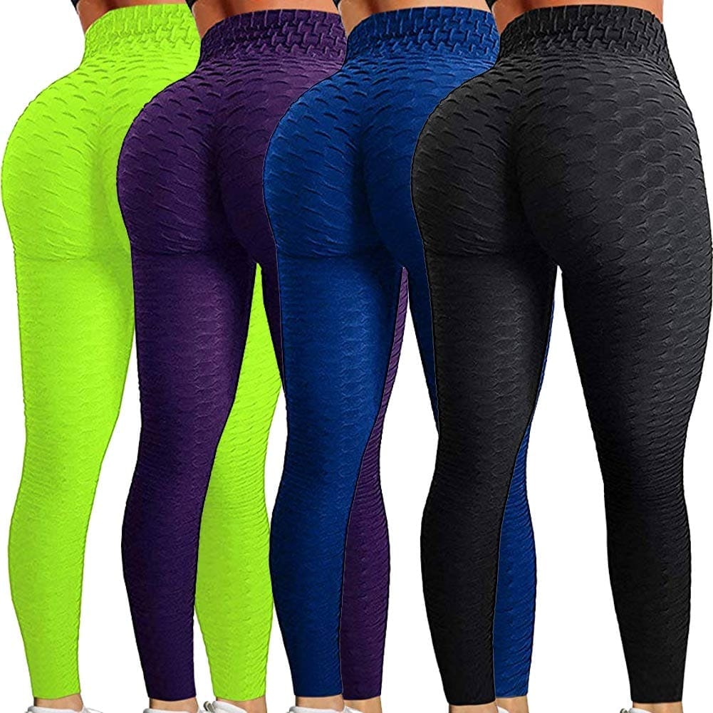 NCLAGEN Yoga Pants Seamless Leggings Sport Women Fitness High Waist Elastic  Squat Proof Leopard Prints GYM Booty Scrunch Tights