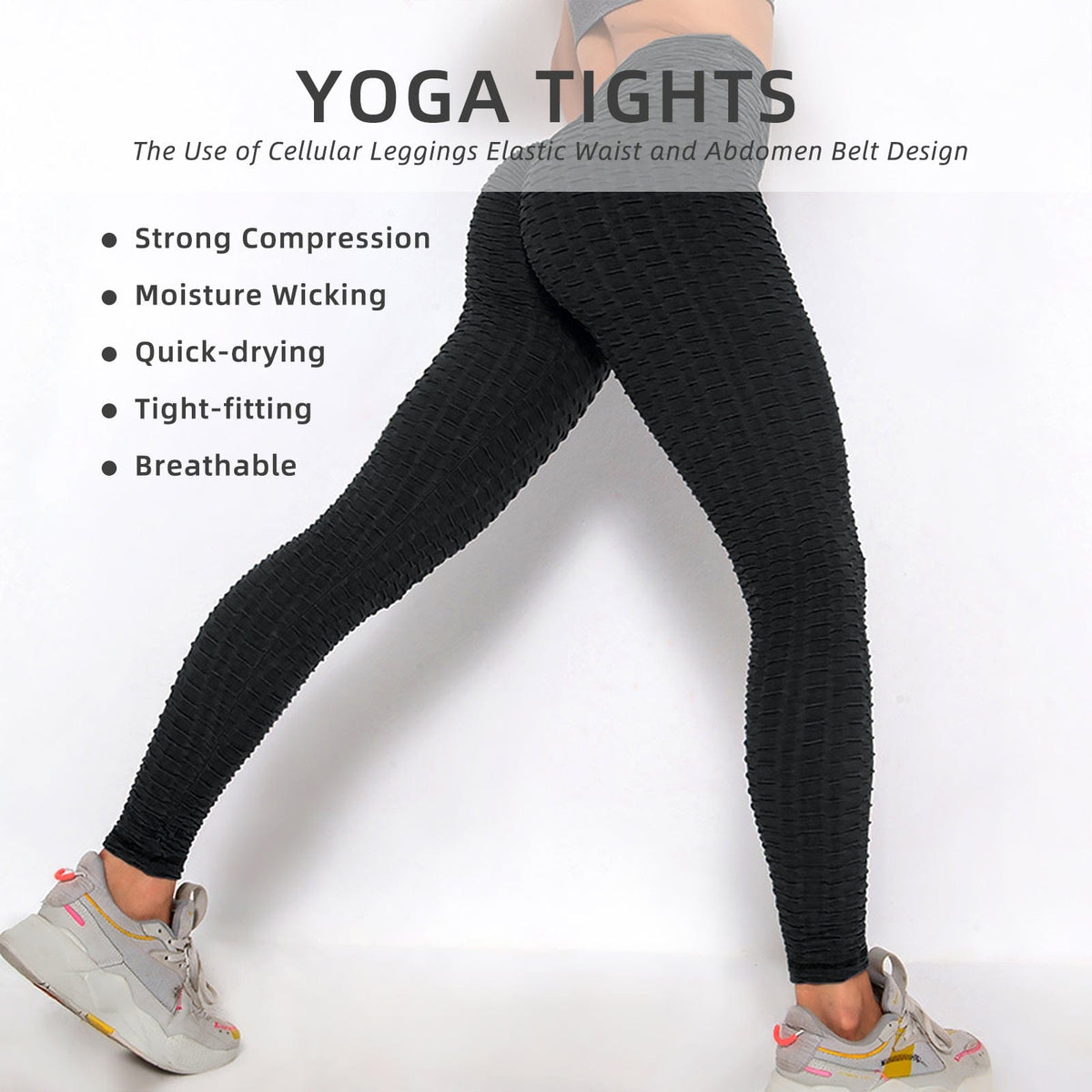 TIK Tok Leggings Women Butt Lifting Workout Tights Plus Size Yoga Pant –  Bennys Beauty World