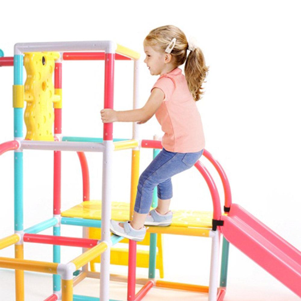 climb n slide swing set