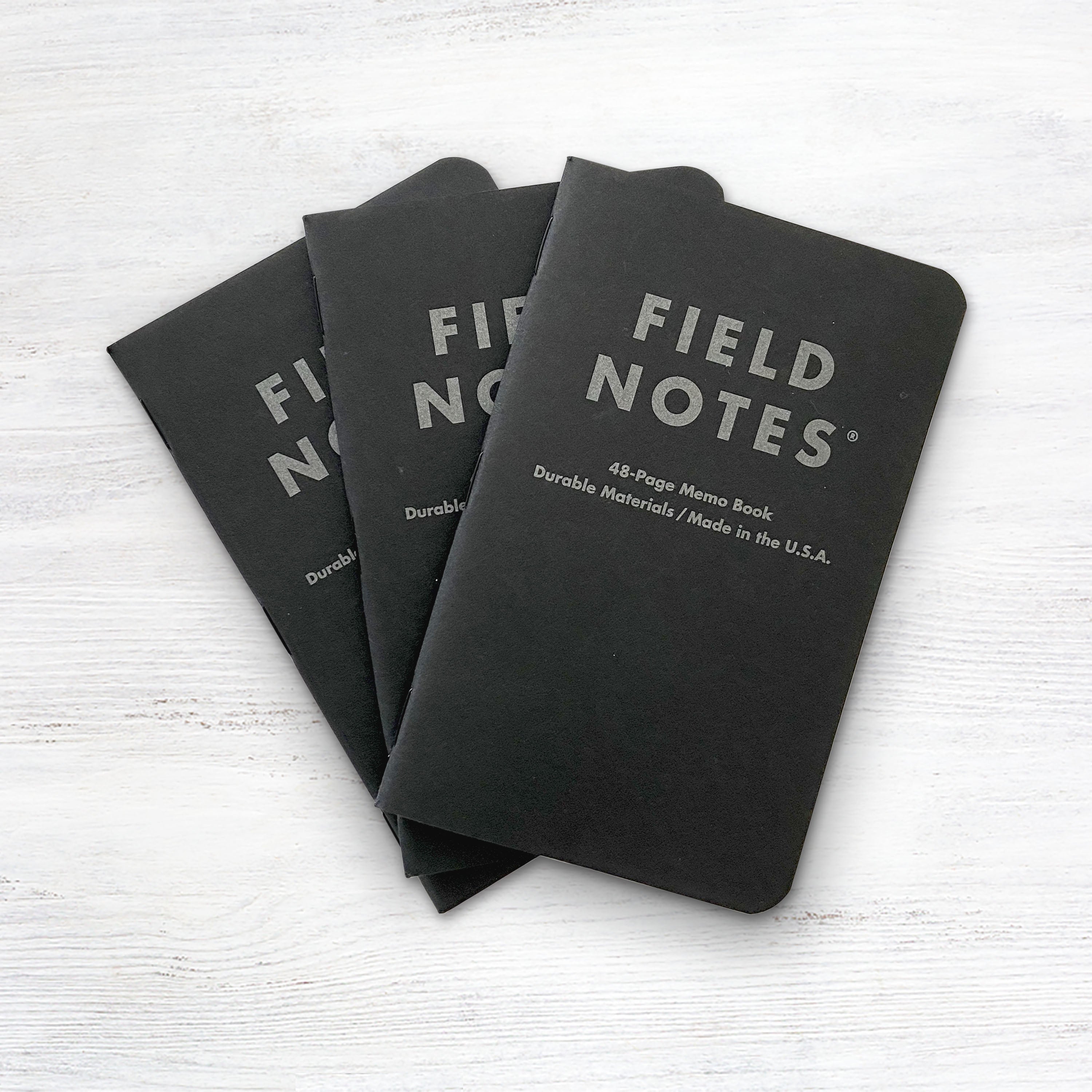 Bucker Trading Co.  Field Notes Pitch Black Ruled Note Book 2-Pack