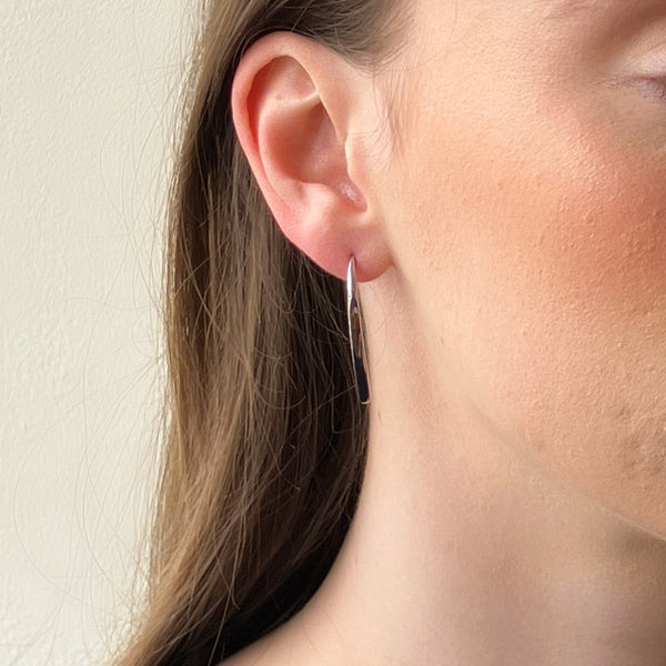 Gold Thread Dangle Earrings | Nicolet – Ivys Attic Jewellery