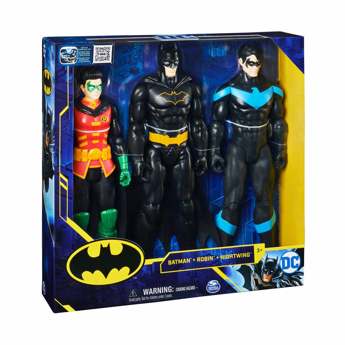 Dc Batman Pack De 3 Figuras 30 Cm – Poly Juguetes