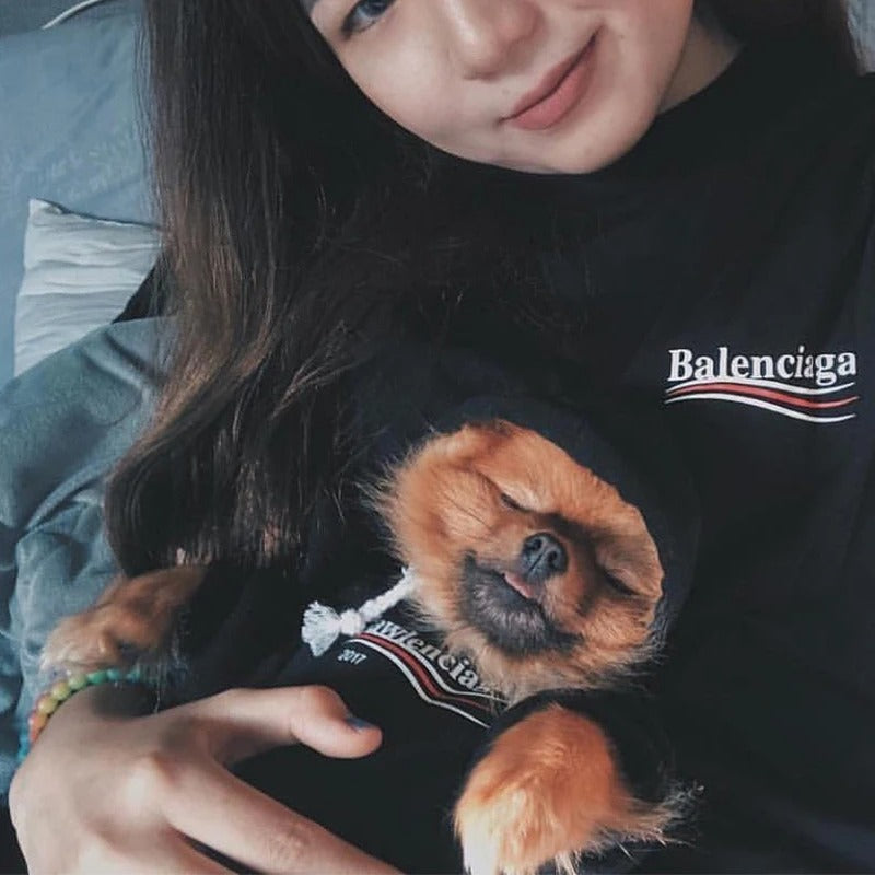 balenciaga dog hoodie