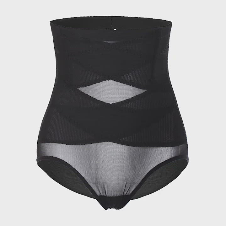 Mesh See-through Tummy Control Shapewear Briefs – Paukee