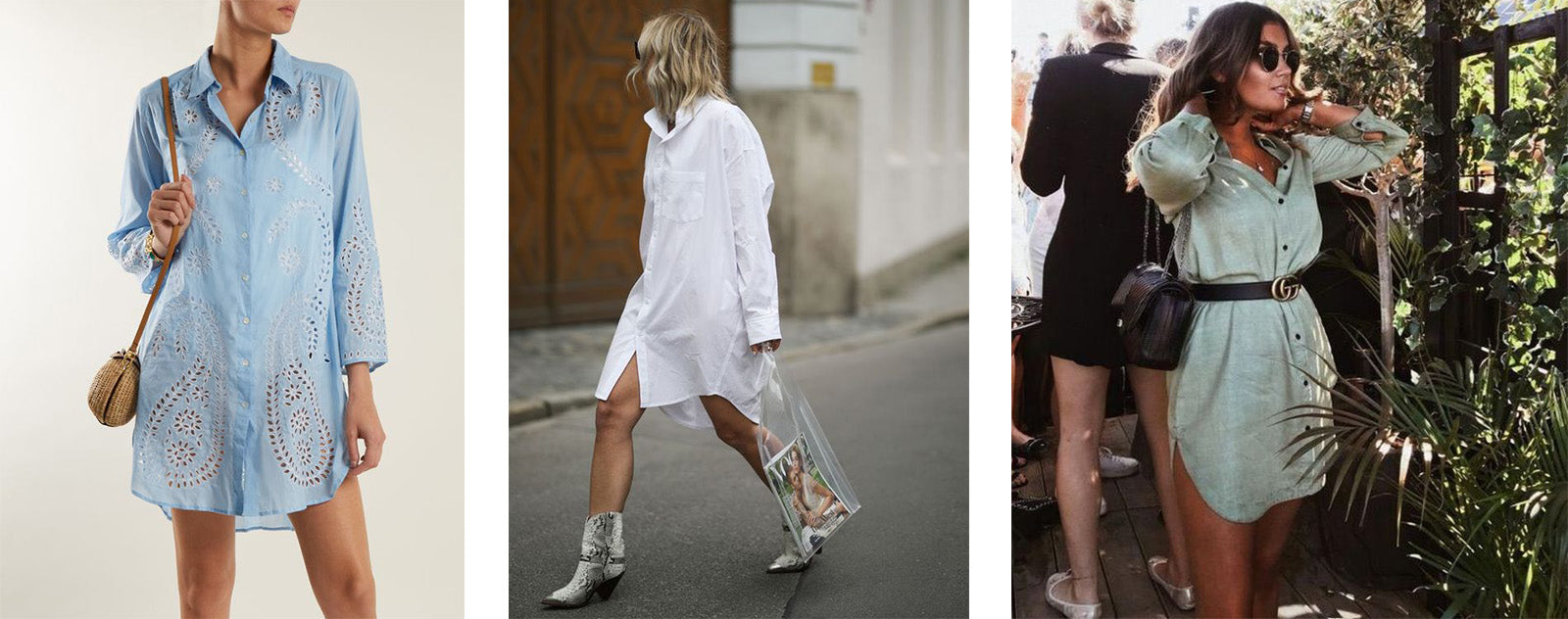 Comment porter une chemise d'homme en robe détendue