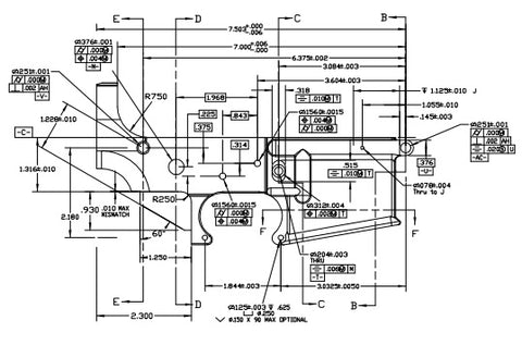 AR 15 Bolt Blueprints