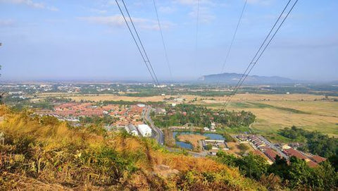 View from the top of Bukit Malau. Photo by Faizal Aziz.