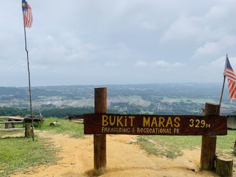 View from the peak of Bukit Maras in Terengganu, a sign that this may just be your next activity to conquer in Terengganu! Photo by Chelsea Liew.