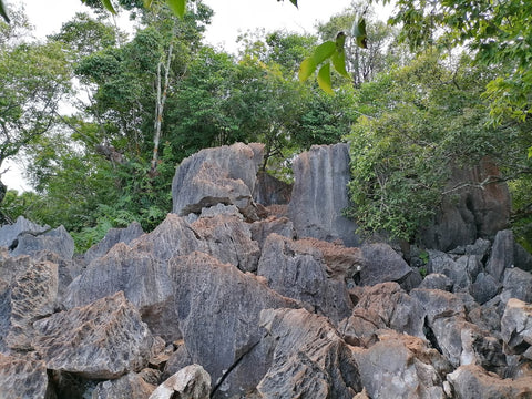 Bukit Mok Cun Kodiang's unique rock formation. Photo by Abdul Rahman.