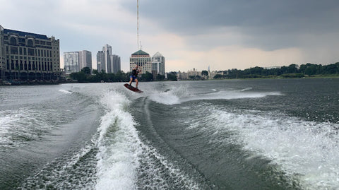 Wakeboarding at the Mines. Photo by Akhir Roslan.