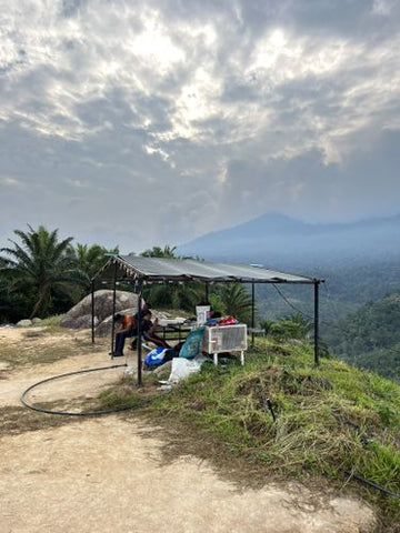 Bukit Sikai rest stop at the summit.