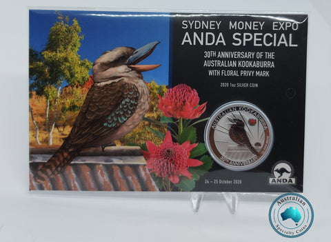 2022 Melbourne Money Expo - Perth Mint 1oz Silver Kookaburra with