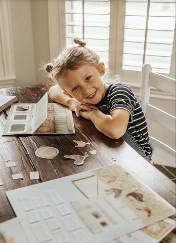 Homeschool at the kitchen table