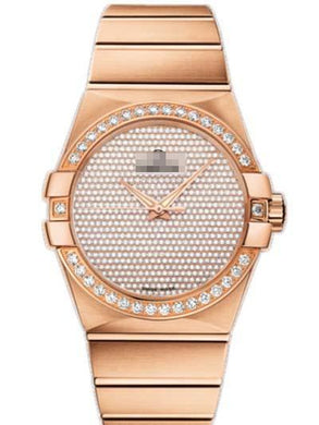 Customised Rose Gold Watch Dial 123.55.38.20.99.004