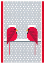 Load image into Gallery viewer, Charley Harper - Cool Cardinals -  Holiday Card Assortment
