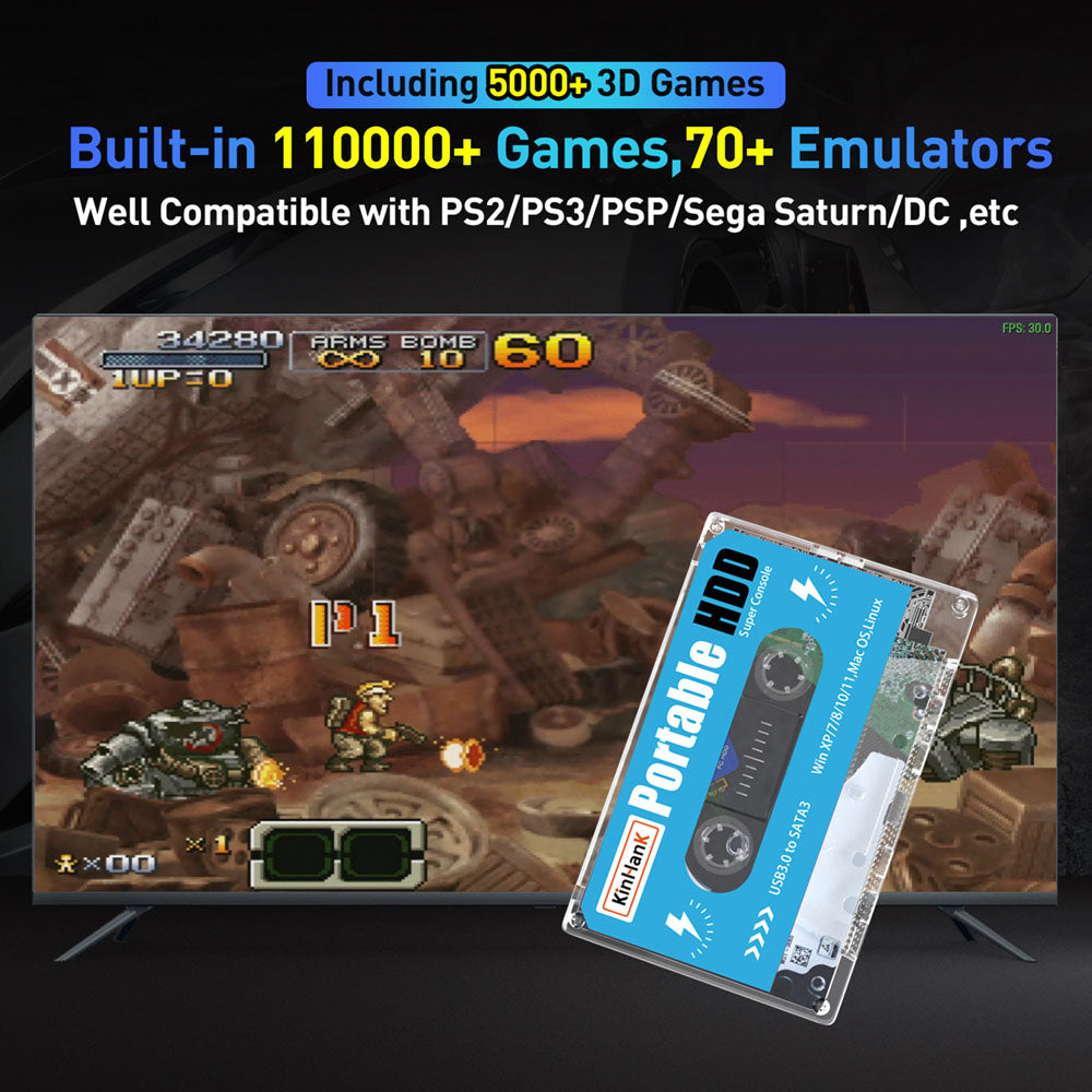 500GB HDD  100000 GAMES