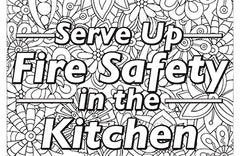 Fire Safety Colouring Sheet 2