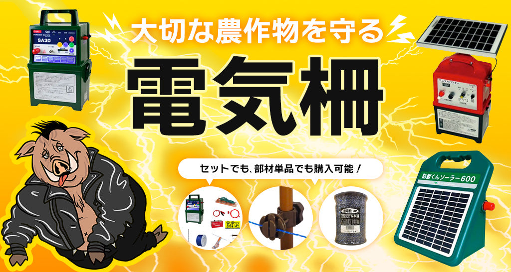 売れ筋がひ贈り物！ 箱罠 くくり罠のイノホイ inohoiスイデン 電気柵 戦猪走失 せんいそうしつ ソーラー専用タイプ SEF-100-S 電柵  獣害対策 獣害 野生動物 イノシシ 猪 タヌキ たぬき 日本製 防雨型