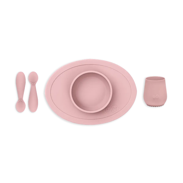 Baby Bar & Co Silicone Baby Utensils Set - Taupe