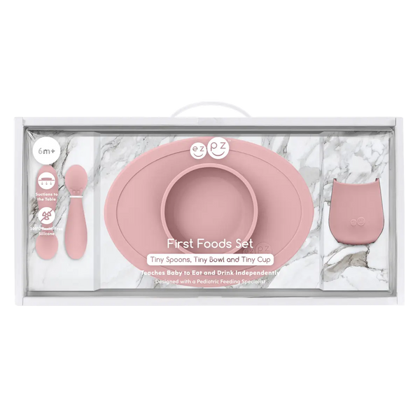 Baby Bar & Co Silicone Baby Utensils Set - Taupe